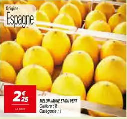 Netto Melon jaune et/ou vert offre