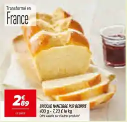 Netto Brioche nanterre pur beurre offre