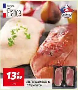 Netto Filet de canard cru x2 offre