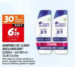 Netto Head & Shoulders Shampoing 2 en 1 classic offre