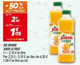 Netto Joker Le Fruit Jus orange offre