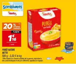 Netto Purée nature offre