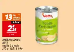 Netto Netto Fonds d'artichauts offre