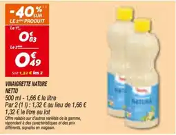 Netto Netto Vinaigrette nature offre