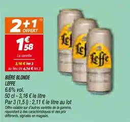 Netto Leffe Bière blonde offre