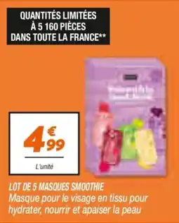 Netto Lot de 5 masques smoothie offre