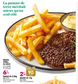 Croque Gel Frites xtra + au choix offre