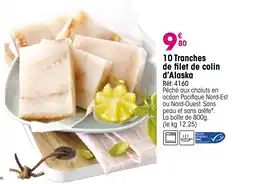 Croque Gel 10 tranches de filet de colin d'alaska offre