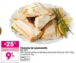 Croque Gel Tronçons de saumonette offre