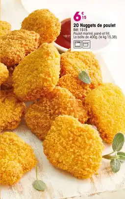 Croque Gel 20 nuggets de poulet offre