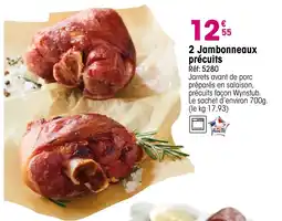 Croque Gel 2 jambonneaux précuits offre