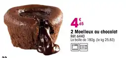 Croque Gel 2 moelleux au chocolat offre