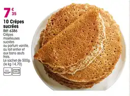 Croque Gel 10 crêpes sucrées offre
