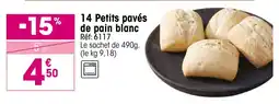Croque Gel 14 petits pavés pain blanc de pain offre