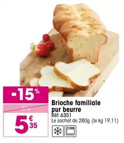 Croque Gel Brioche familiale pur beurre offre