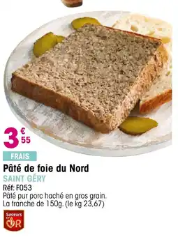 Croque Gel Pâté de foie du nord saint géry offre