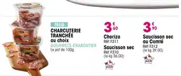 Croque Gel Charcuterie tranchée au choix offre