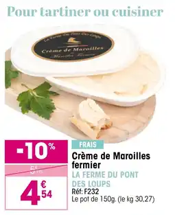 Croque Gel Crème de maroilles mareilles fermier la ferme du pont offre