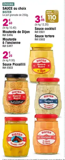 Croque Gel Épicerie sauce au choix offre