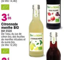 Croque Gel Citronnade menthe bio offre
