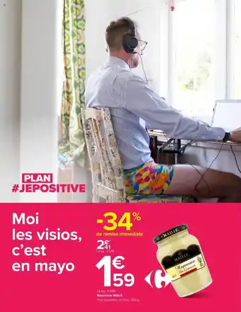 Carrefour Mayonnaise Maille offre