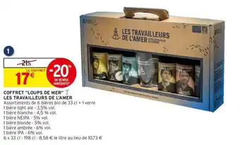 Coffret loups de mer les travailleurs de l'amer