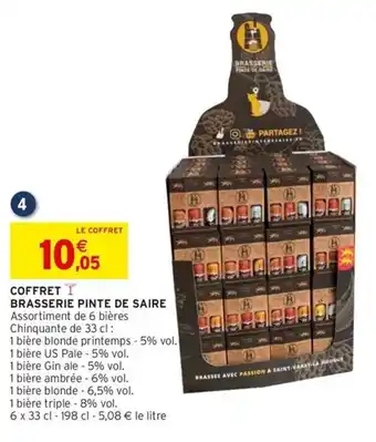 Coffret brasserie pinte de saire