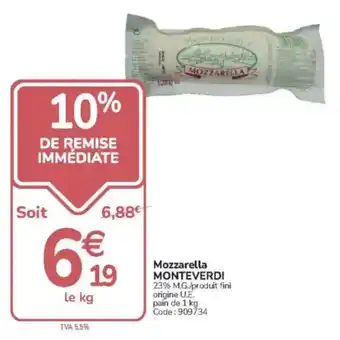 Mozzarella monteverdi