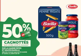 Sur la gamme pâtes et sauces barilla