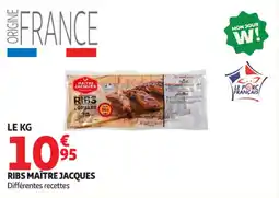 Auchan Supermarché Ribs maître jacques offre