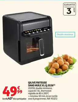 Auchan Supermarché Qilive friteuse sans huile xl q.5526 offre