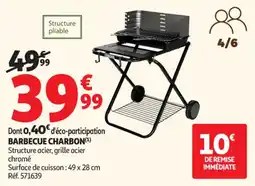 Auchan Supermarché Barbecue charbon offre