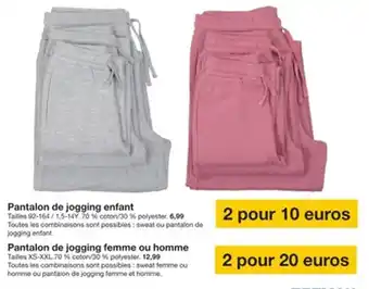 Zeeman Pantalon de jogging enfant offre