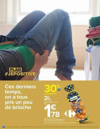 Carrefour Brioche Tressée Nature Pasquier offre