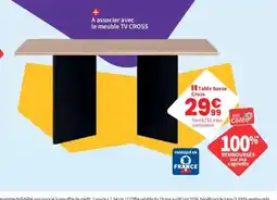 Conforama Table basse Cross offre