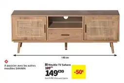 Conforama Meuble TV Sahara offre
