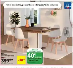 Conforama Table extensible Otello offre