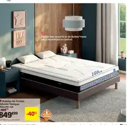 Conforama Matelas Air Fusion Hybride Tonique offre