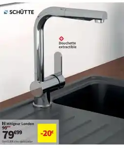 Conforama SCHÜTTE Mitigeur London offre