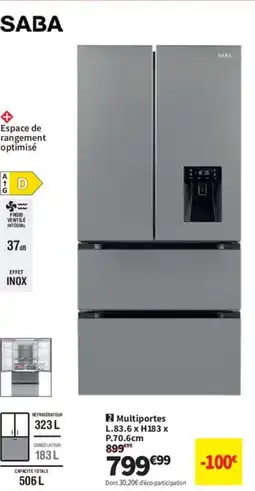 Conforama SABA Multiportes offre