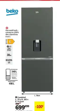 Conforama BEKO Combiné offre