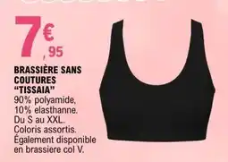 E.Leclerc BRASSIÈRE SANS COUTURES TISSAIA offre