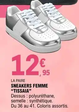E.Leclerc SNEAKERS FEMME TISSAIA offre
