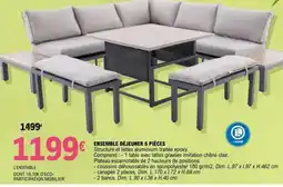 E.Leclerc ENSEMBLE DÉJEUNER 6 PIÈCES offre