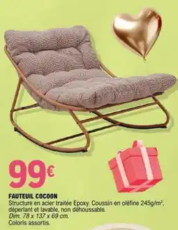 E.Leclerc FAUTEUIL COCOON offre