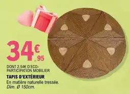 E.Leclerc TAPIS D’EXTERIEUR offre