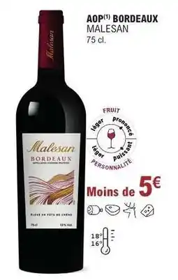 E.Leclerc AOP Bordeaux Malesan offre