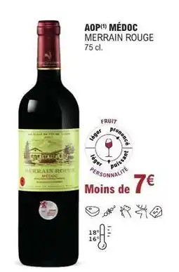 E.Leclerc AOP MÉDOC MERRAIN ROUGE offre