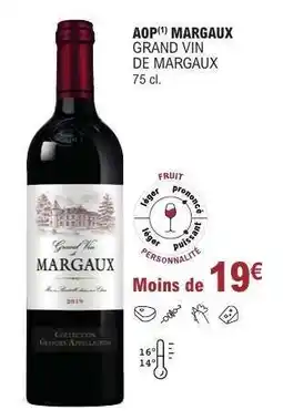 E.Leclerc AOP MARGAUX GRAND VIN DE MARGAUX offre