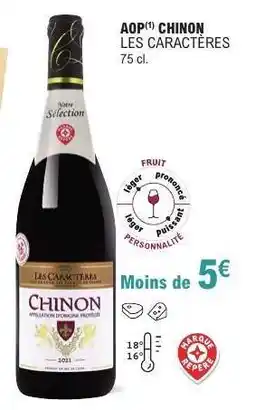 E.Leclerc AOP Chinon Les Caractères offre